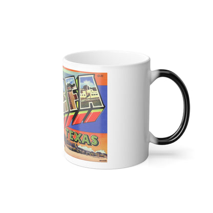 Greetings from Marfa Texas (Greeting Postcards) Color Changing Mug 11oz
