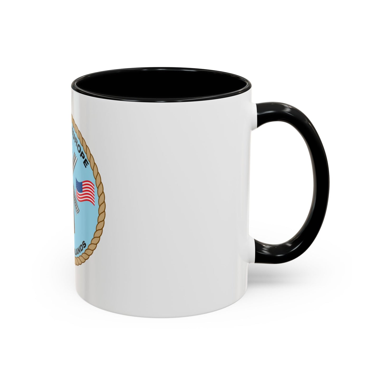 USCG Activities Europe the Netherlands (U.S. Coast Guard) Accent Coffee Mug