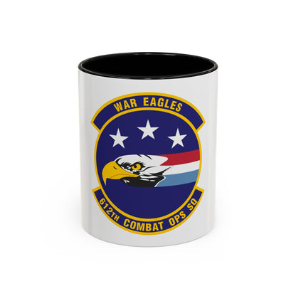 612th Combat Operations Squadron (U.S. Air Force) Accent Coffee Mug