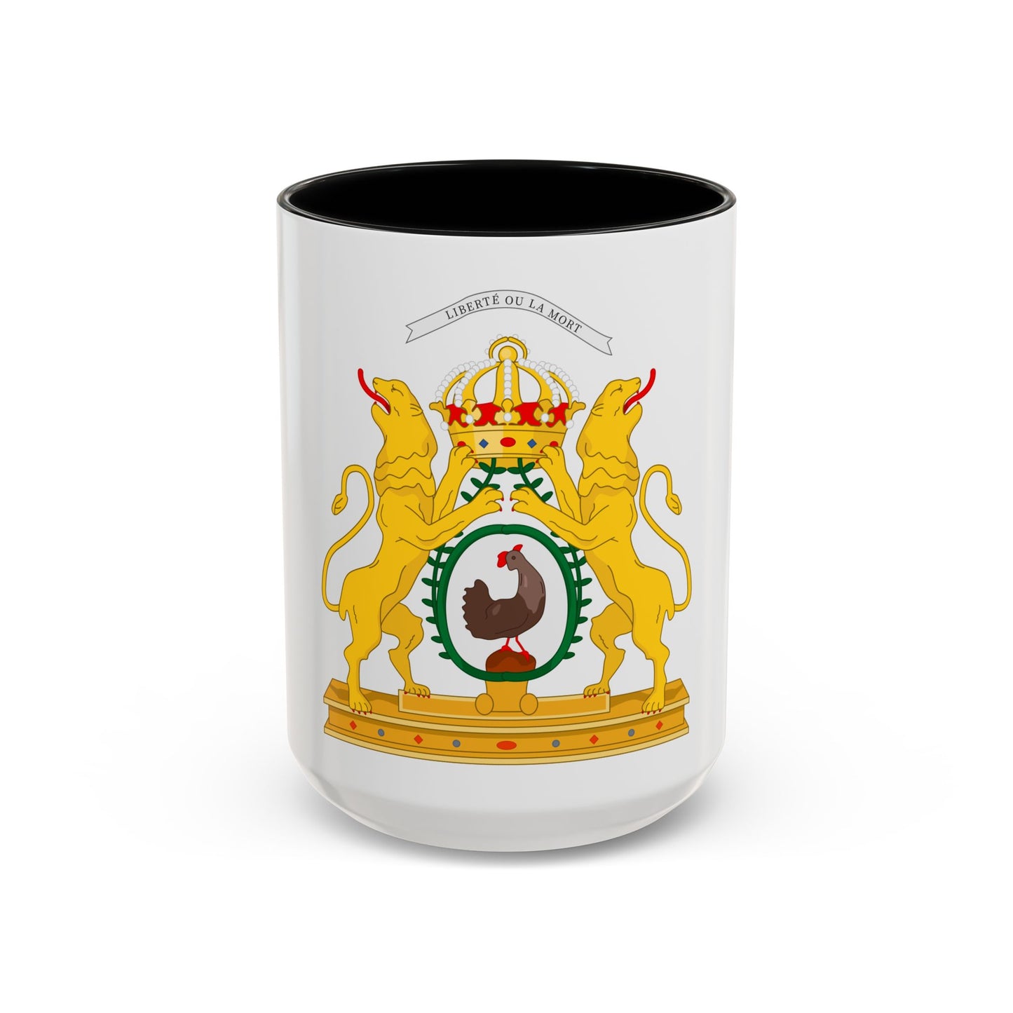 Coat of arms of the First Empire of Haiti - Accent Coffee Mug