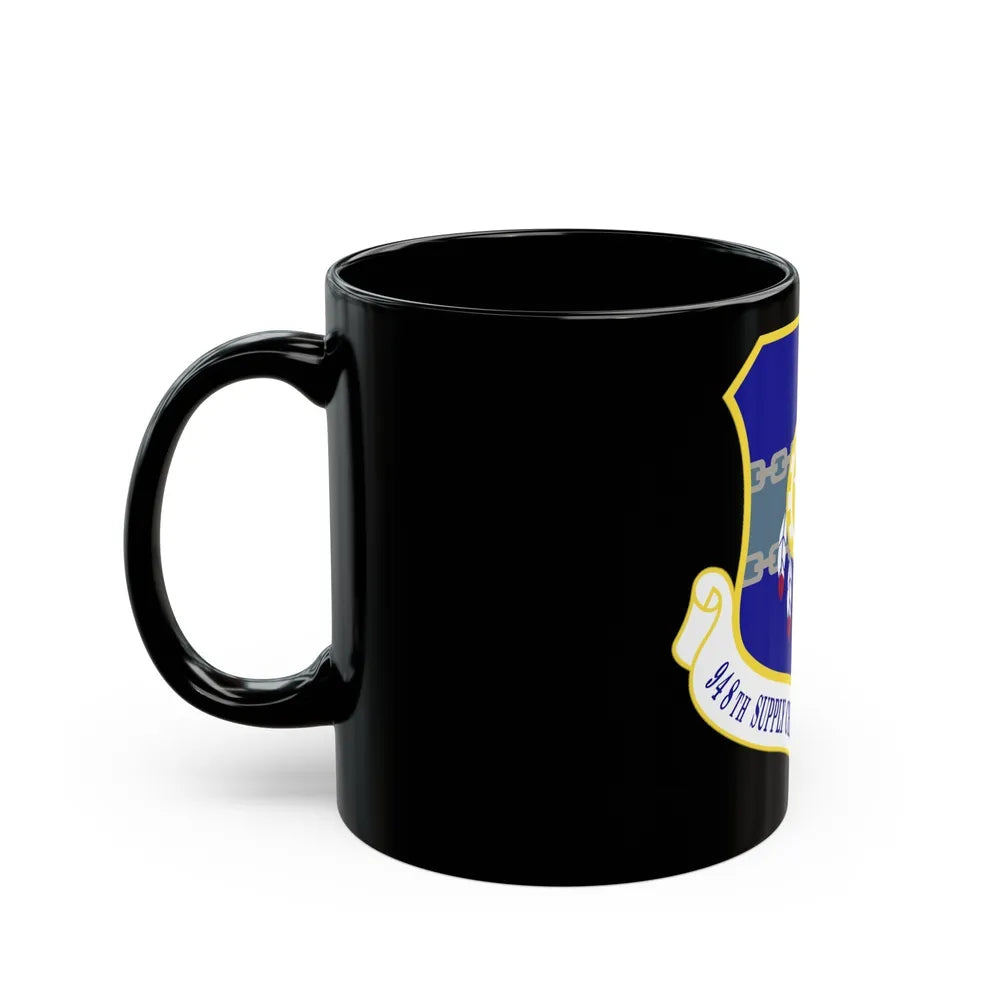 948 Supply Chain Management Group AFMC (U.S. Air Force) Black Coffee Mug-Go Mug Yourself