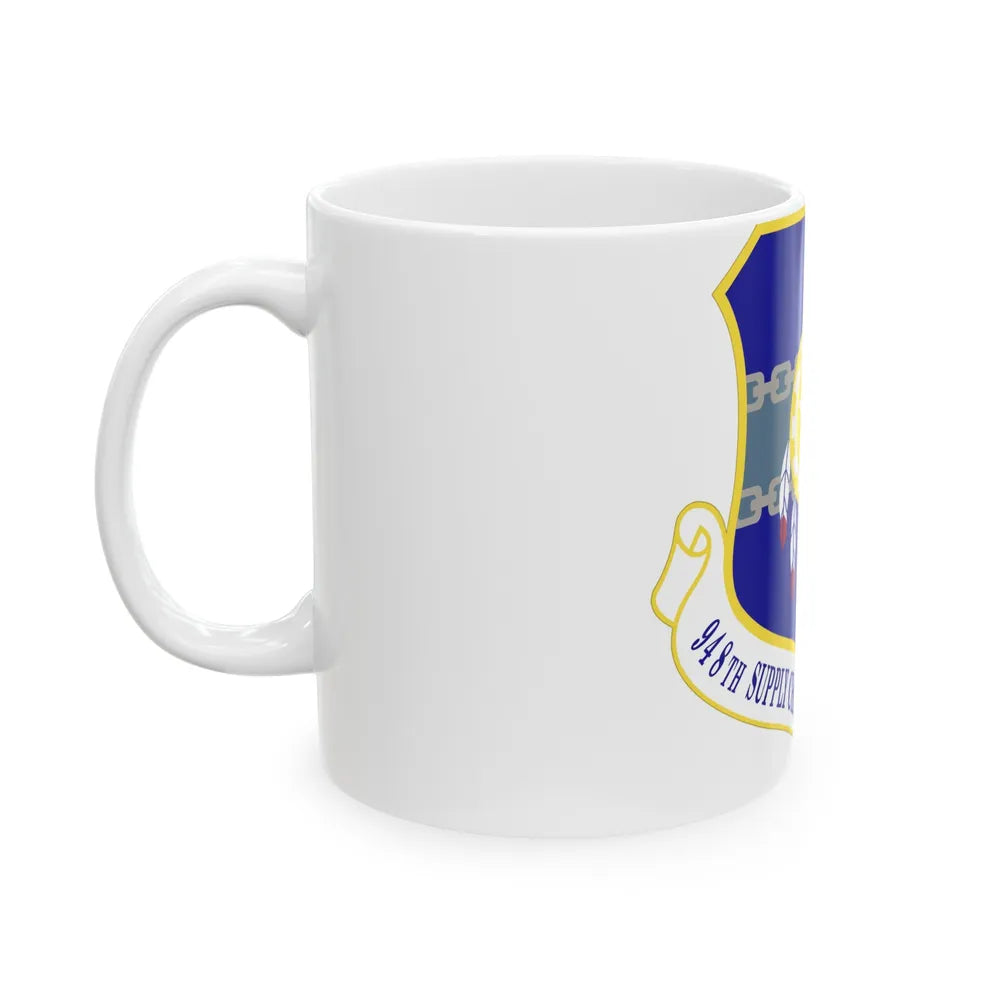 948 Supply Chain Management Group AFMC (U.S. Air Force) White Coffee Mug-Go Mug Yourself