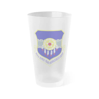 948 Supply Chain Management Group AFMC (U.S. Air Force) Frosted Pint Glass 16oz 16oz Frosted - Go Mug Yourself