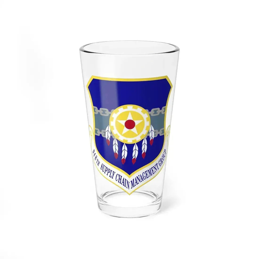 948 Supply Chain Management Group AFMC (U.S. Air Force) Pint Glass 16oz 16oz - Go Mug Yourself