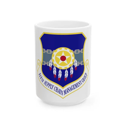 948 Supply Chain Management Group AFMC (U.S. Air Force) White Coffee Mug 11oz - Go Mug Yourself