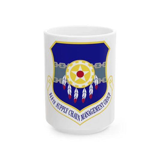 948 Supply Chain Management Group AFMC (U.S. Air Force) White Coffee Mug 11oz - Go Mug Yourself