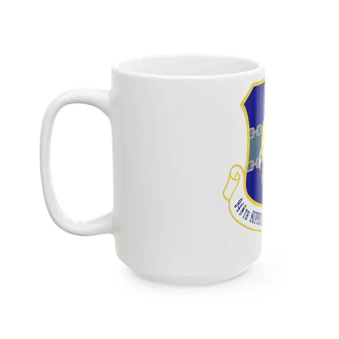 948 Supply Chain Management Group AFMC (U.S. Air Force) White Coffee Mug - Go Mug Yourself
