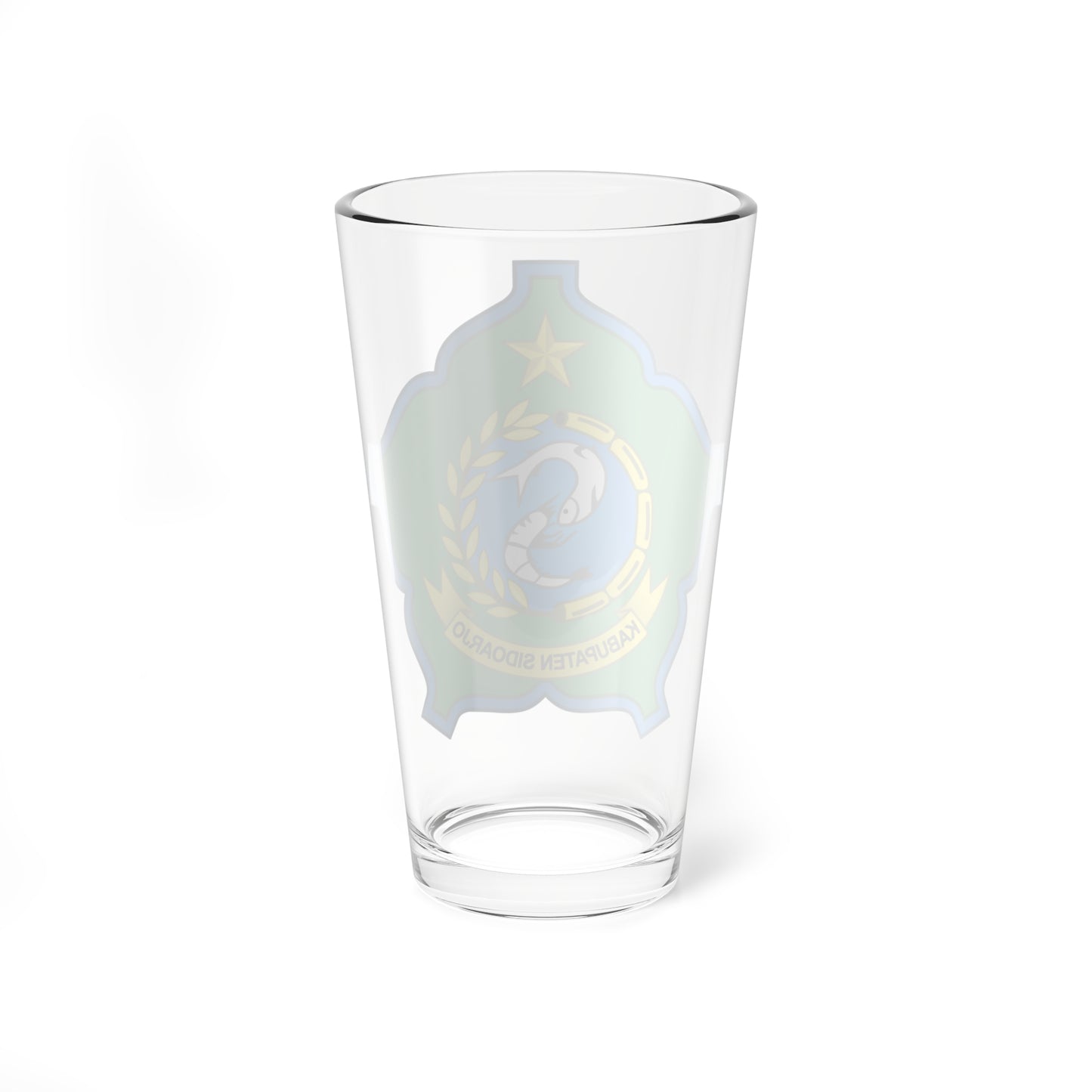 Seal of Sidoarjo Regency (Indonesia) (Coat of Arms) Pint Glass 16oz