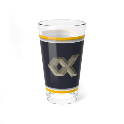LD B 33a Oberfähnrich   Rotation (Military Rank) Pint Glass 16oz