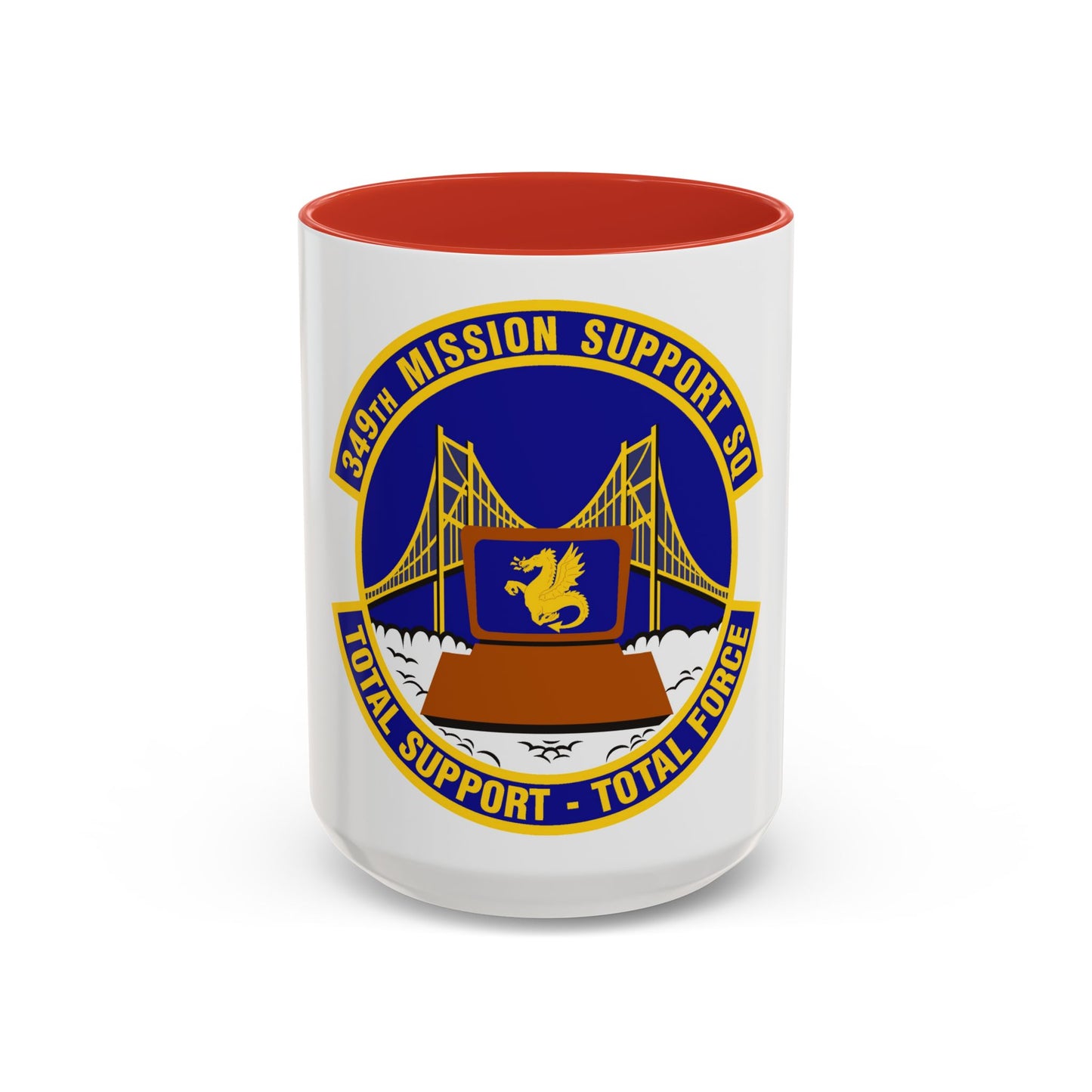 349th Mission Support Squadron (U.S. Air Force) Accent Coffee Mug
