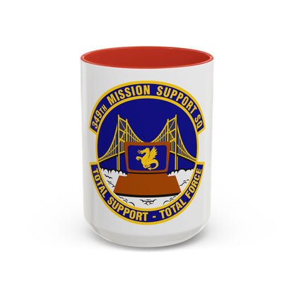 349th Mission Support Squadron (U.S. Air Force) Accent Coffee Mug