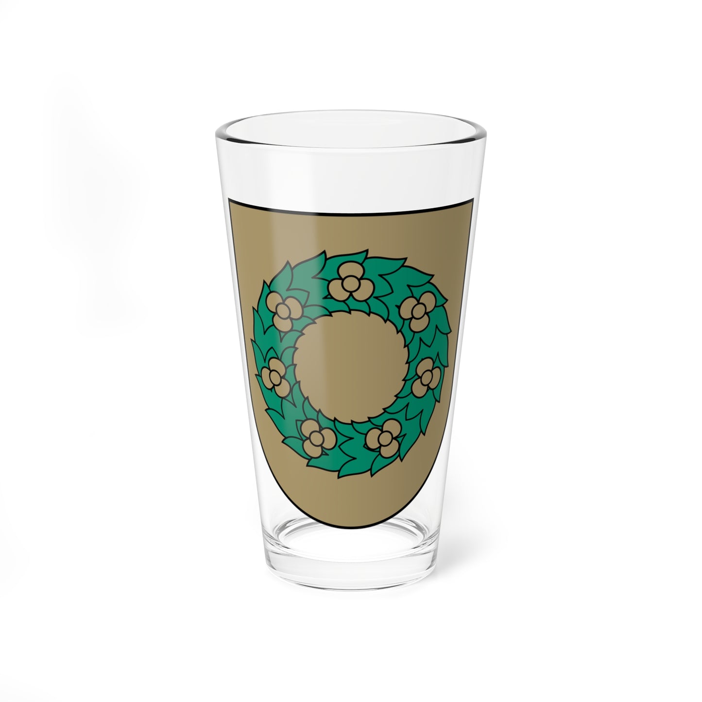 Talsu rajona ģerbonis (Latvia) (Coat of Arms) Pint Glass 16oz
