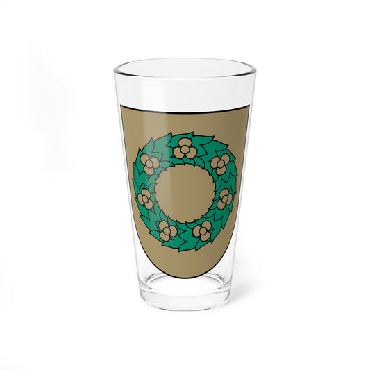 Talsu rajona ģerbonis (Latvia) (Coat of Arms) Pint Glass 16oz