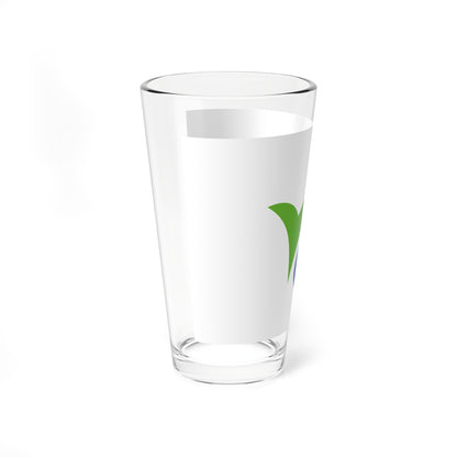 Flag of Bando Ibaraki (Japan) Pint Glass 16oz