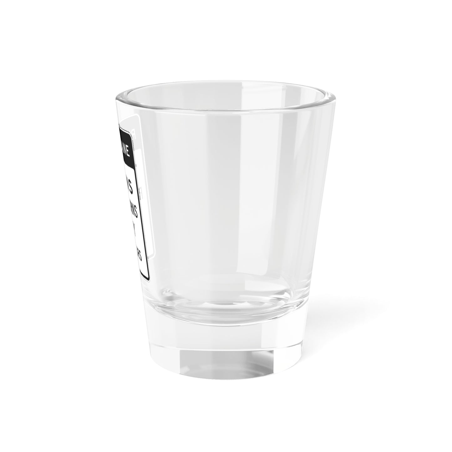 MUTCD-CA SR60-6 (California) (Road Sign) Shot Glass 1.5oz