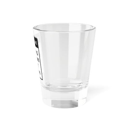 MUTCD-CA SR60-6 (California) (Road Sign) Shot Glass 1.5oz