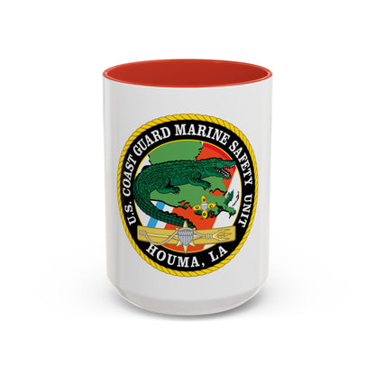 USCG Marine Safety Unit Houma LA (U.S. Coast Guard) Accent Coffee Mug