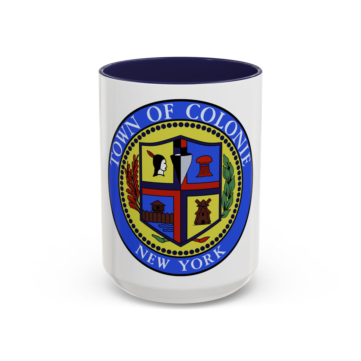 Seal of town of Colonie - Accent Coffee Mug