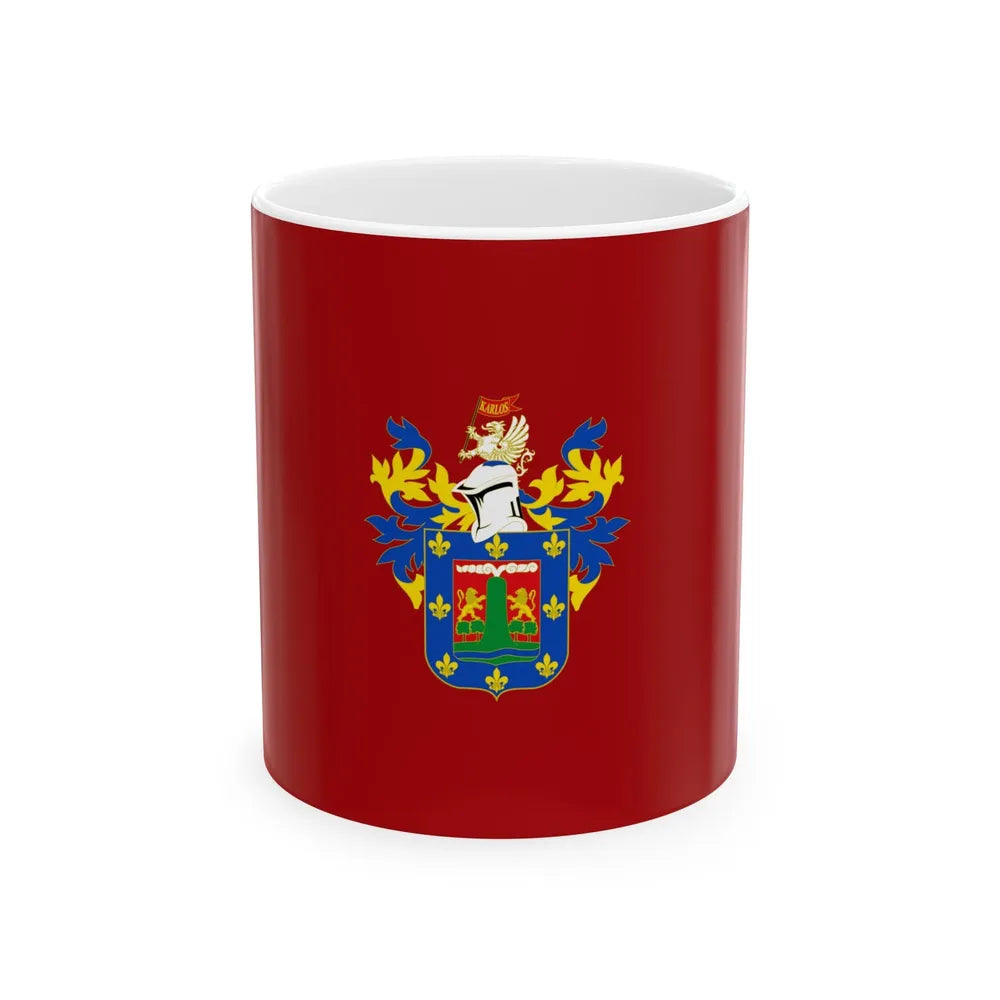 Flag of Arequipa capital of the Arequipa Region Peru - White Coffee Mug-11oz-Go Mug Yourself