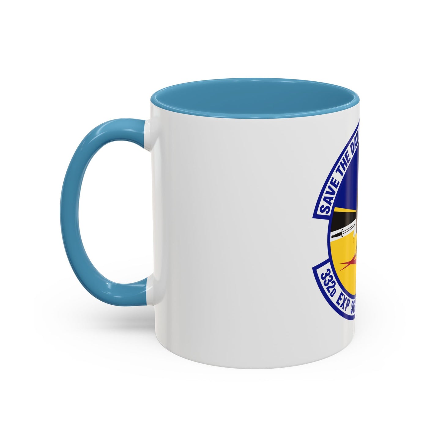 332d Expeditionary Security Forces Squadron (U.S. Air Force) Accent Coffee Mug