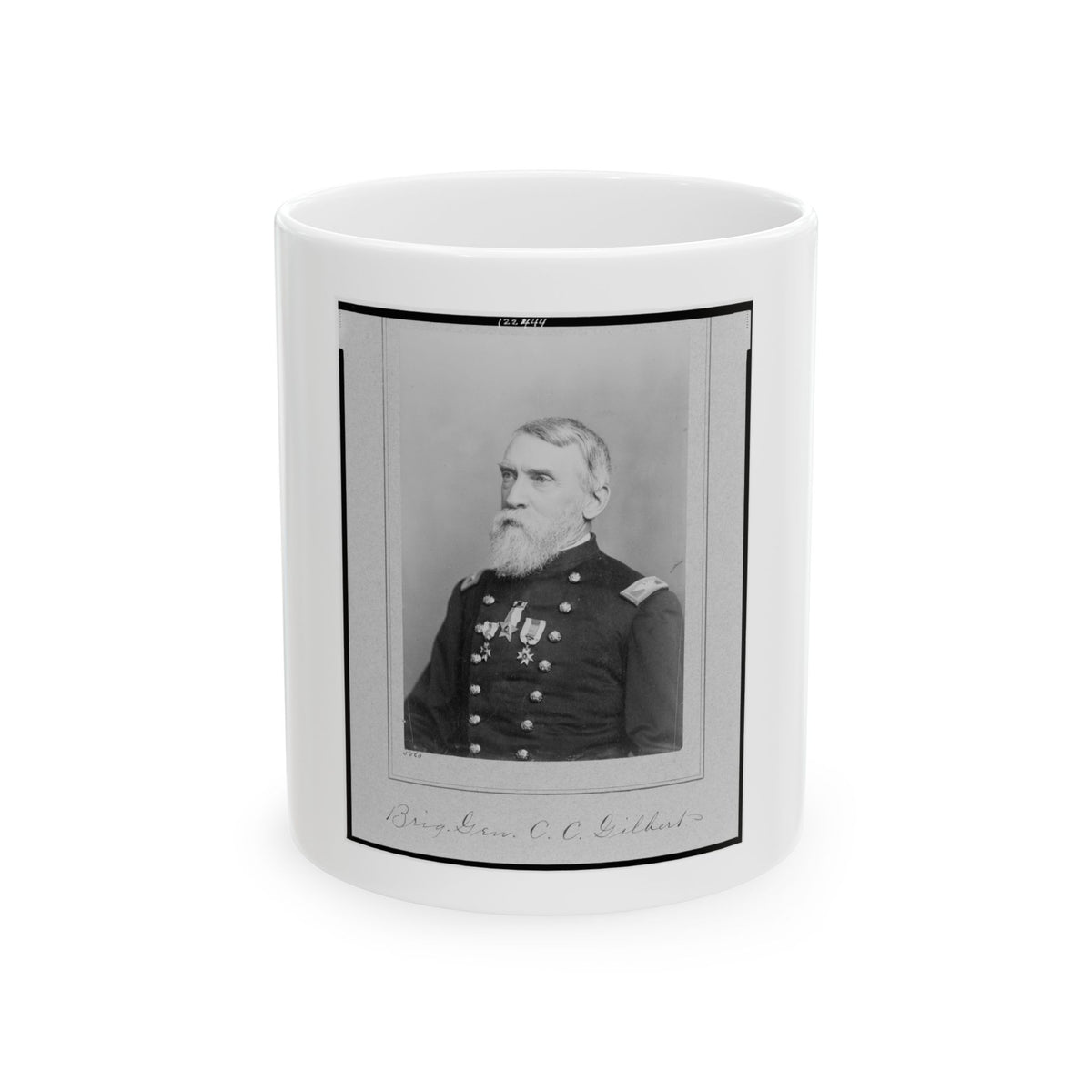 Brig. Gen. C.C. Gilbert (U.S. Civil War) White Coffee Mug