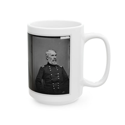 Portrait Of Maj. Gen. Edwin V. Sumner, Officer Of The Federal Army (U.S. Civil War) White Coffee Mug