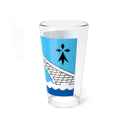 Pays de Pontivy traditional district flag (France) Pint Glass 16oz