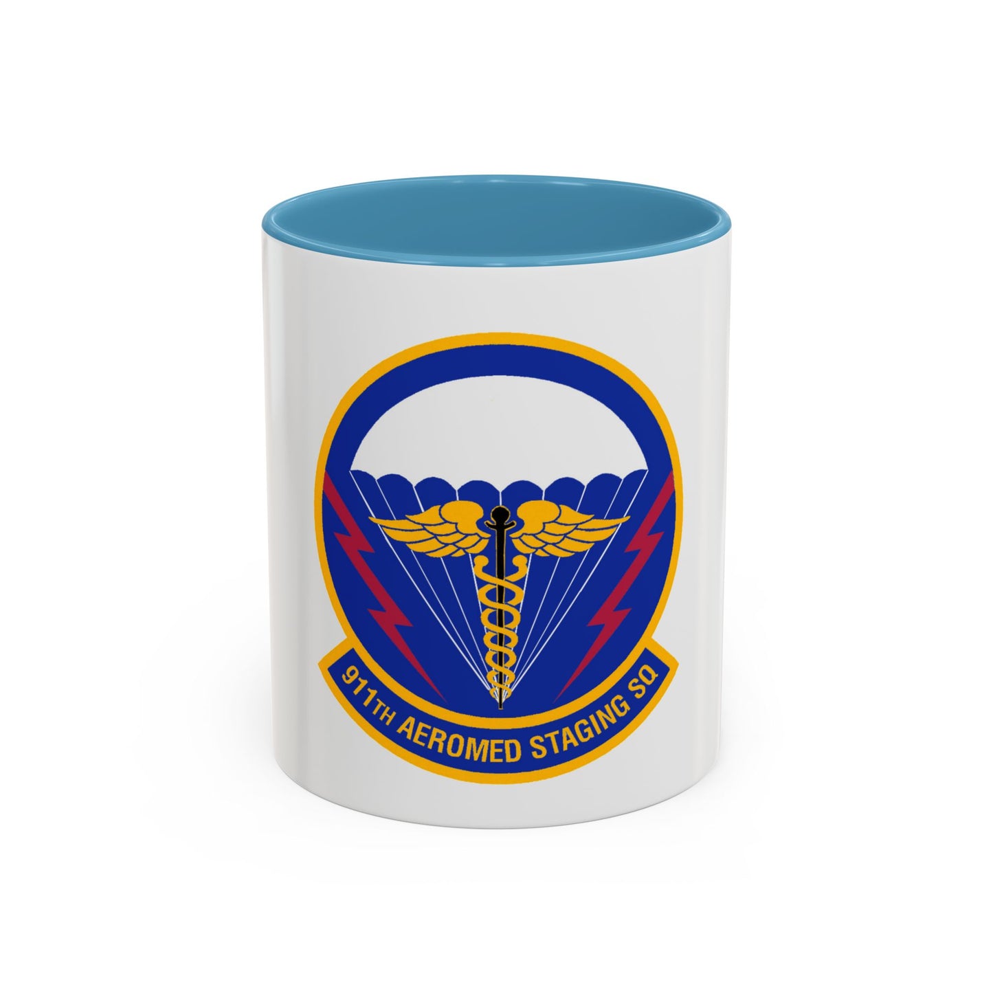 911 Aeromedical Staging Squadron AFRC (U.S. Air Force) Accent Coffee Mug
