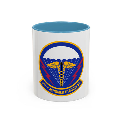 911 Aeromedical Staging Squadron AFRC (U.S. Air Force) Accent Coffee Mug