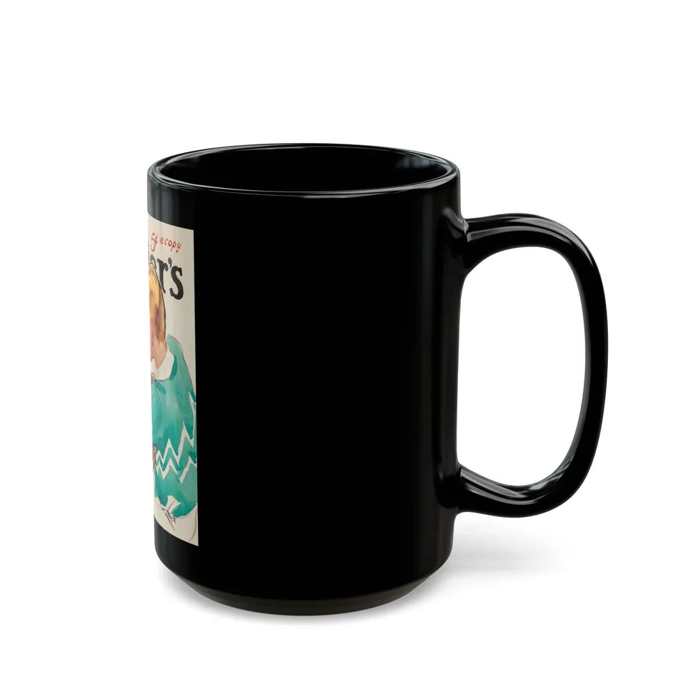 Collier's magazine preliminary cover, early 1930s - Black Coffee Mug-Go Mug Yourself