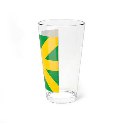 Flag of Kavlinge (Sweden) Pint Glass 16oz
