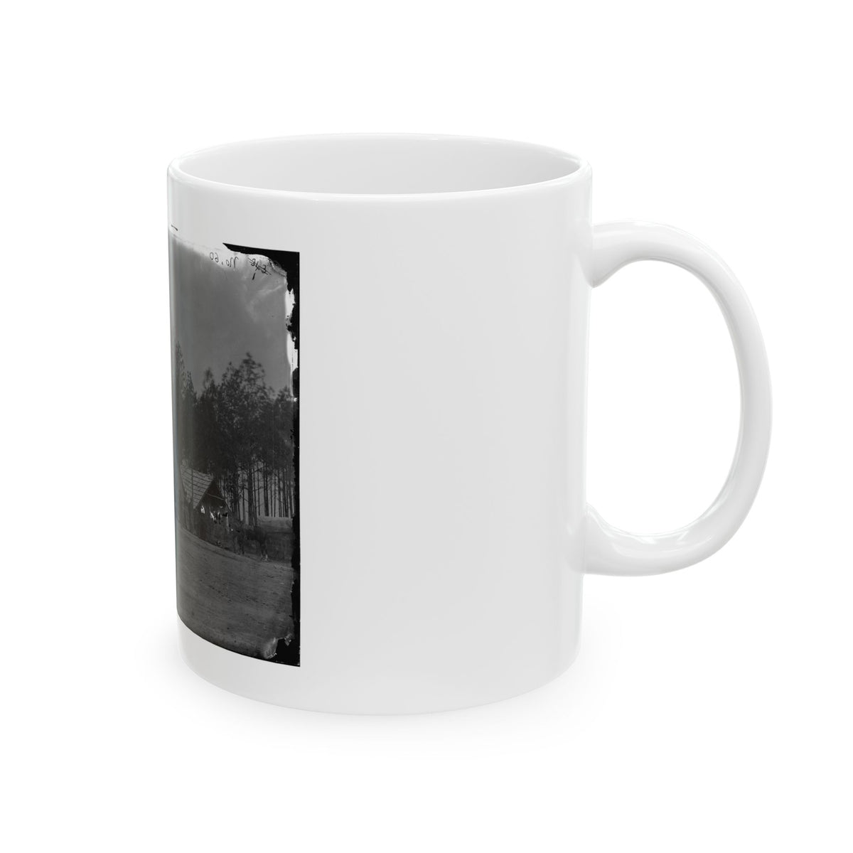 Petersburg, Va. General View Of The Commissary Department, 50th New York Engineers (U.S. Civil War) White Coffee Mug
