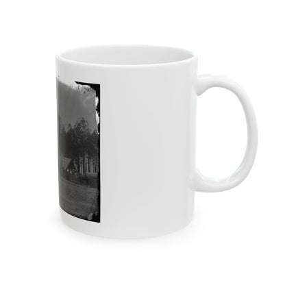 Petersburg, Va. General View Of The Commissary Department, 50th New York Engineers (U.S. Civil War) White Coffee Mug