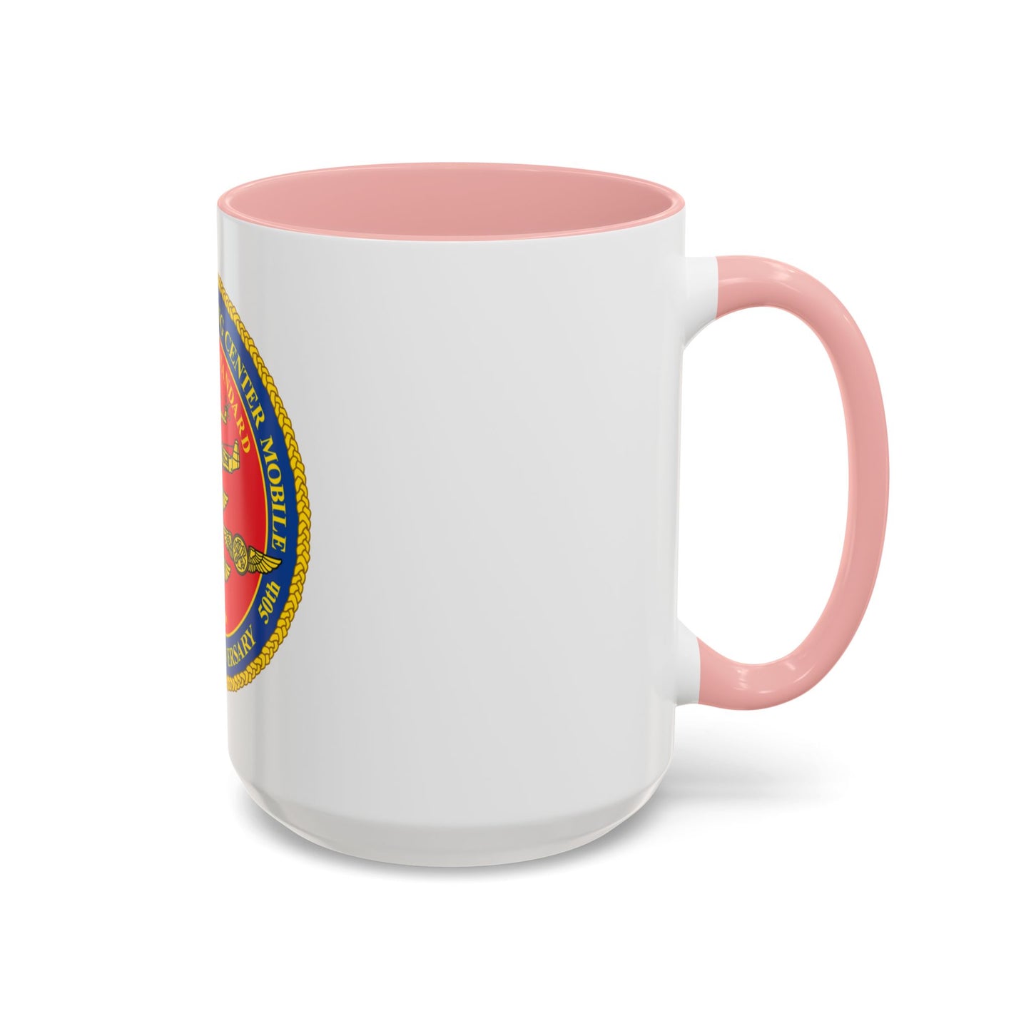 USCG Aviation Training Center Mobile (U.S. Coast Guard) Accent Coffee Mug