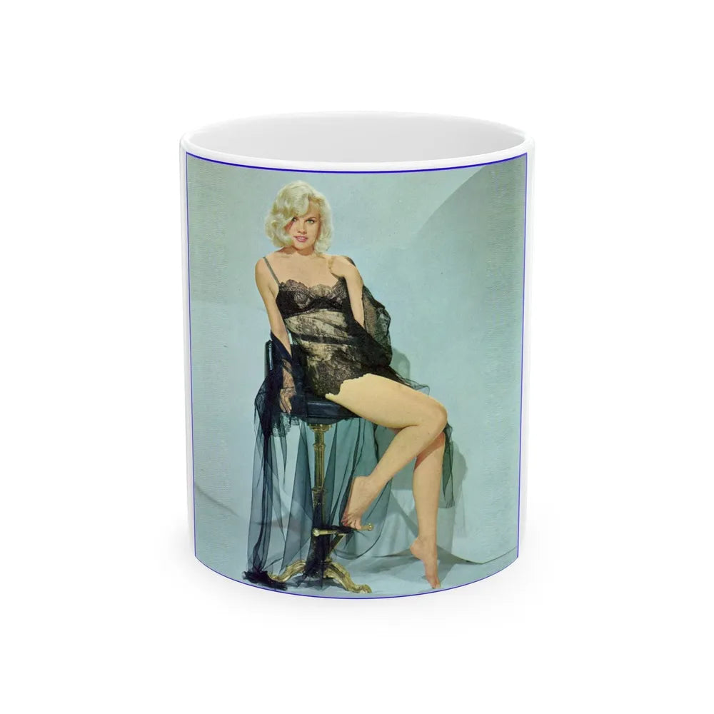 Carroll Baker #64 (Vintage Female Icon) White Coffee Mug-11oz-Go Mug Yourself