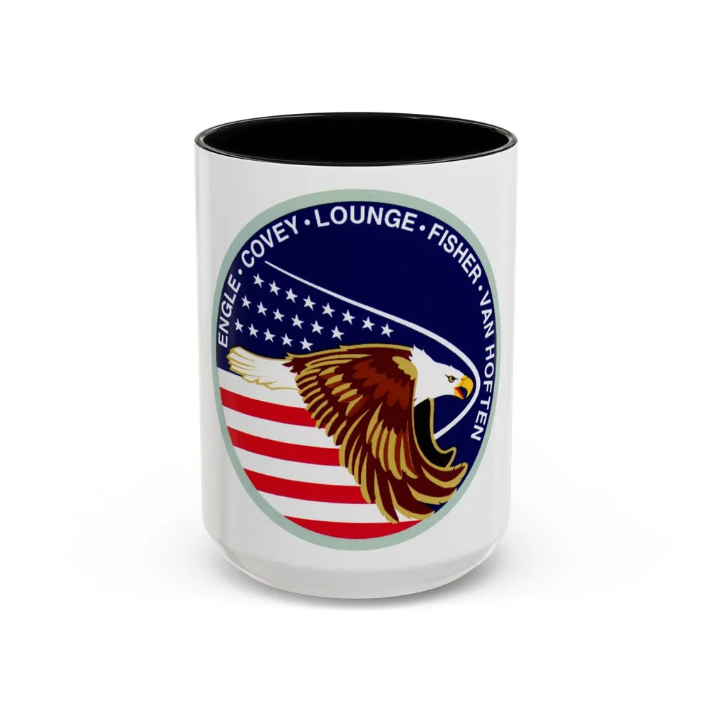 STS 51 i (NASA) Accent Coffee Mug-15oz-Black-Go Mug Yourself