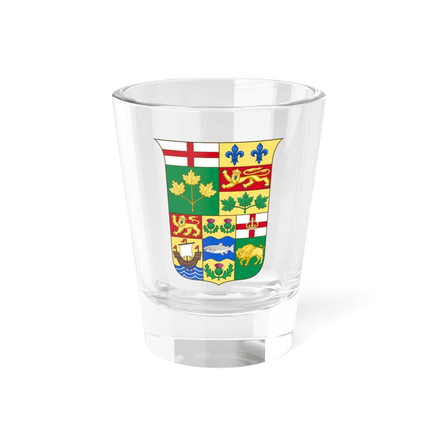 Arms of Canada 1870 - Shot Glass 1.5oz