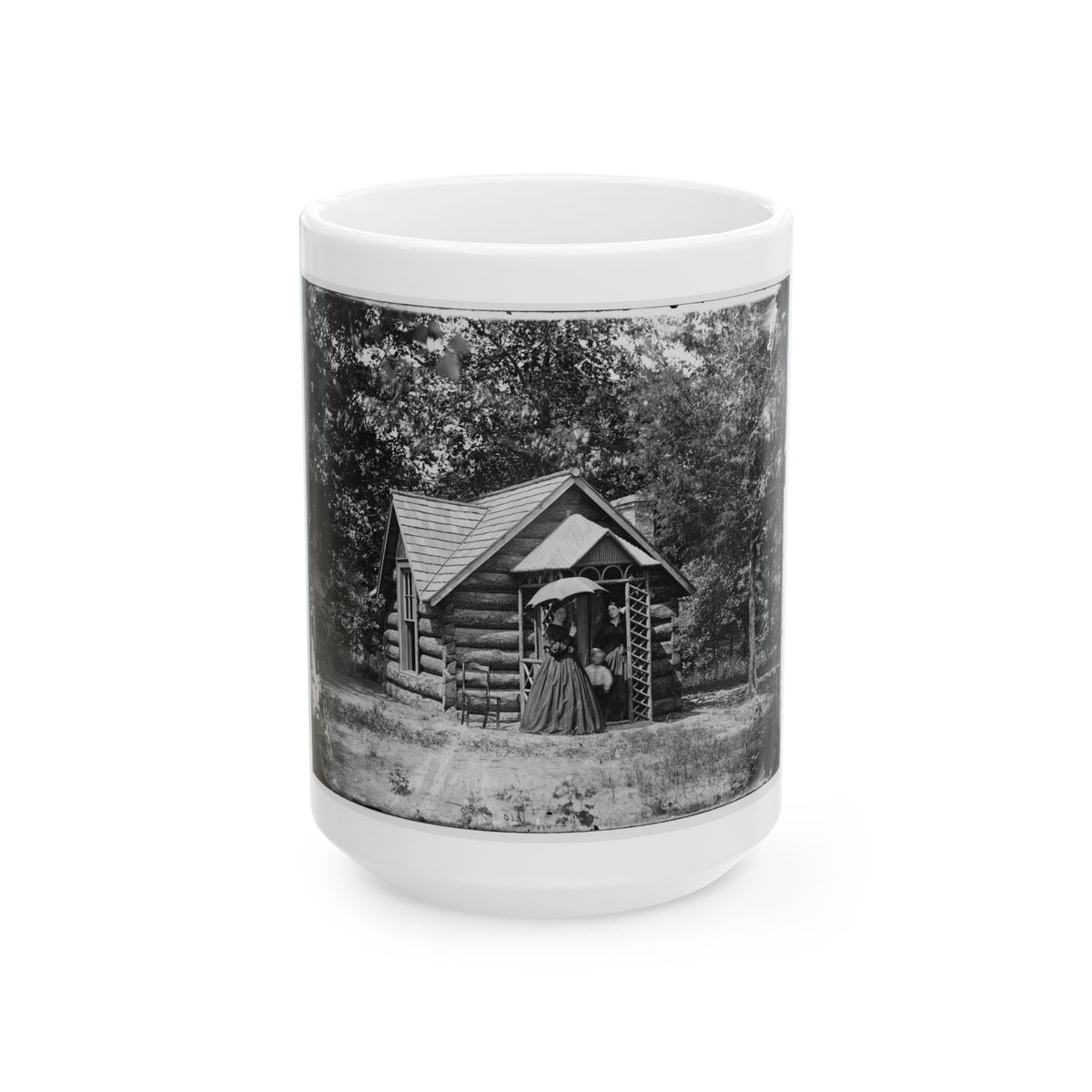 Petersburg, Va. Cottage Of Col. Nathaniel Michler, U.S. Engineers, At Bryant House (U.S. Civil War) White Coffee Mug