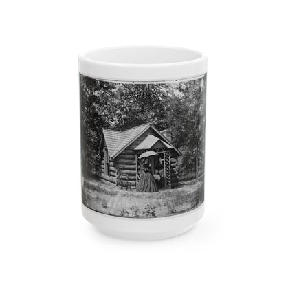 Petersburg, Va. Cottage Of Col. Nathaniel Michler, U.S. Engineers, At Bryant House (U.S. Civil War) White Coffee Mug