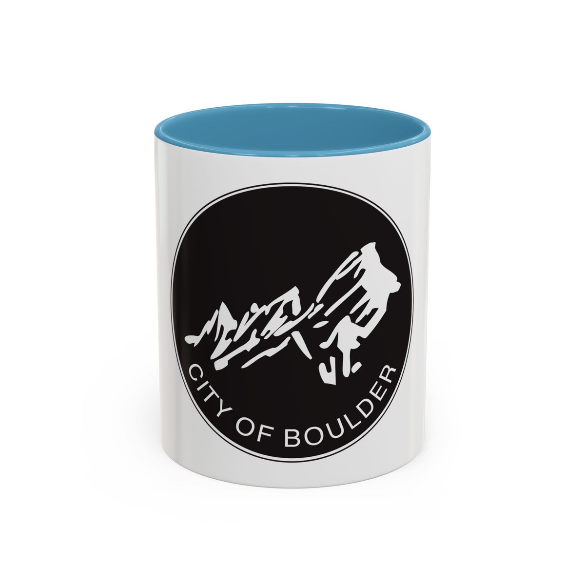 Seal of Boulder Colorado - Accent Coffee Mug