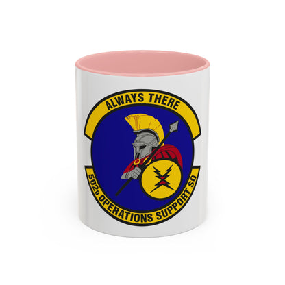 502d Operations Support Squadron (U.S. Air Force) Accent Coffee Mug