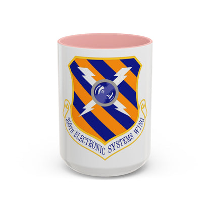 350th Electronic Systems Wing (U.S. Air Force) Accent Coffee Mug