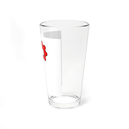 Flag of Canton of Basel-Landschaft (Switzerland) Pint Glass 16oz