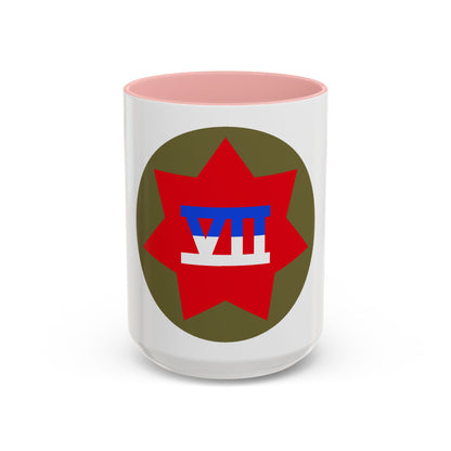 VII Corps (U.S. Army) Accent Coffee Mug