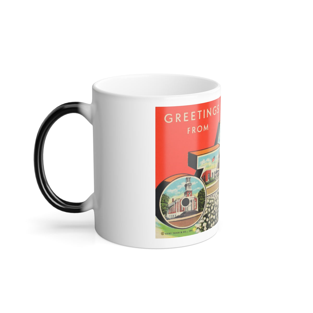 Greetings from Ozark Ala (Greeting Postcards) Color Changing Mug 11oz