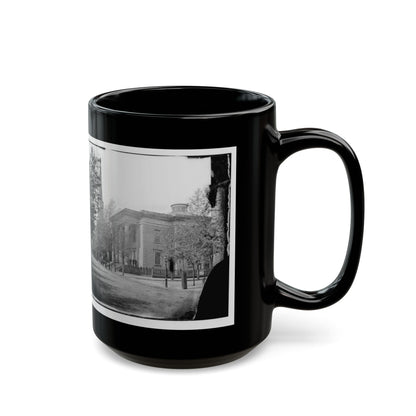 Richmond, Va. City Hall; Sycamore Church Beyond (Capitol Street) (U.S. Civil War) Black Coffee Mug