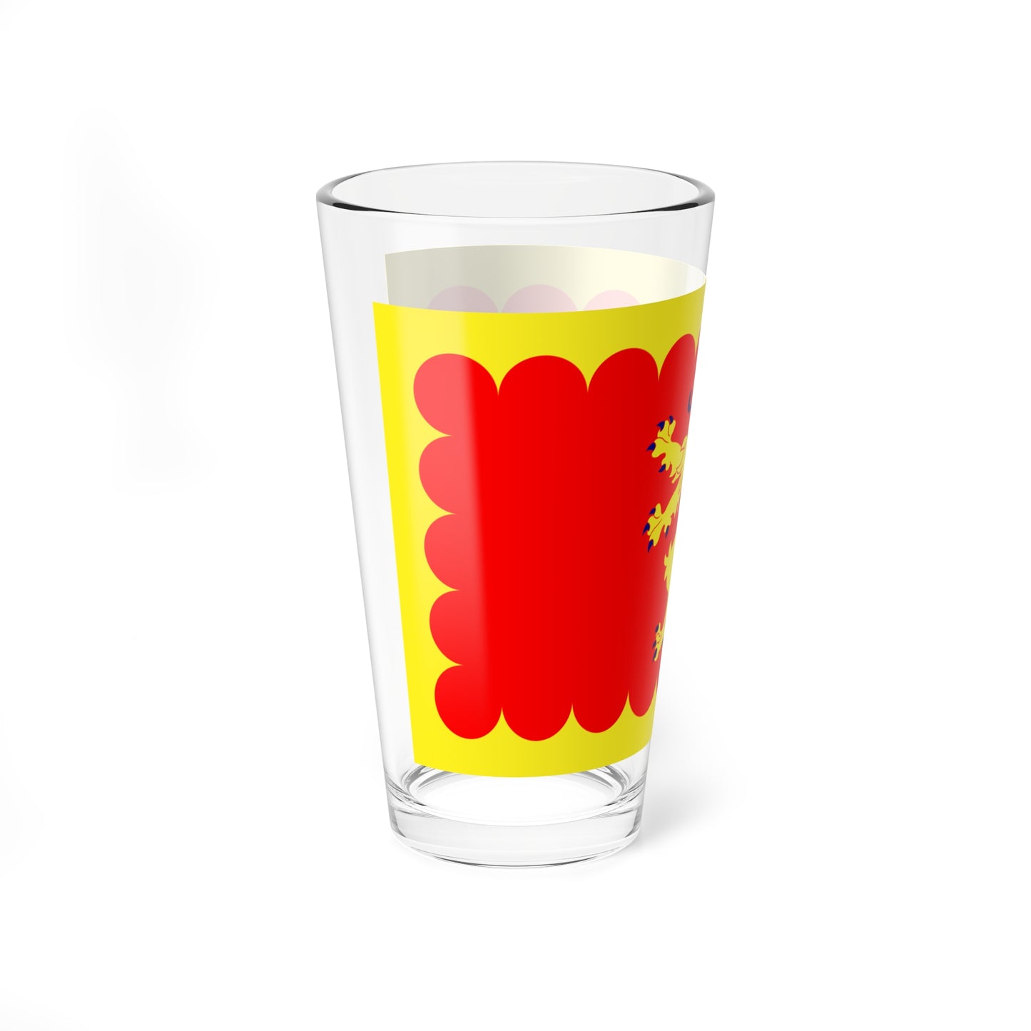 Flag of Carmarthenshire proposed (United Kingdom) Pint Glass 16oz