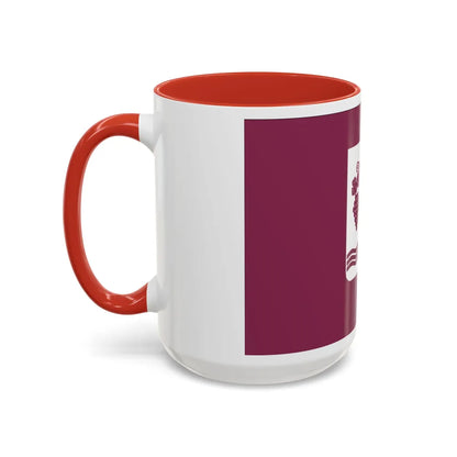 Flag of Ambrolauri Georgia - Accent Coffee Mug-Go Mug Yourself