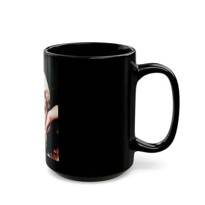 Kim Novak #372 (Vintage Female Icon) Black Coffee Mug-Go Mug Yourself