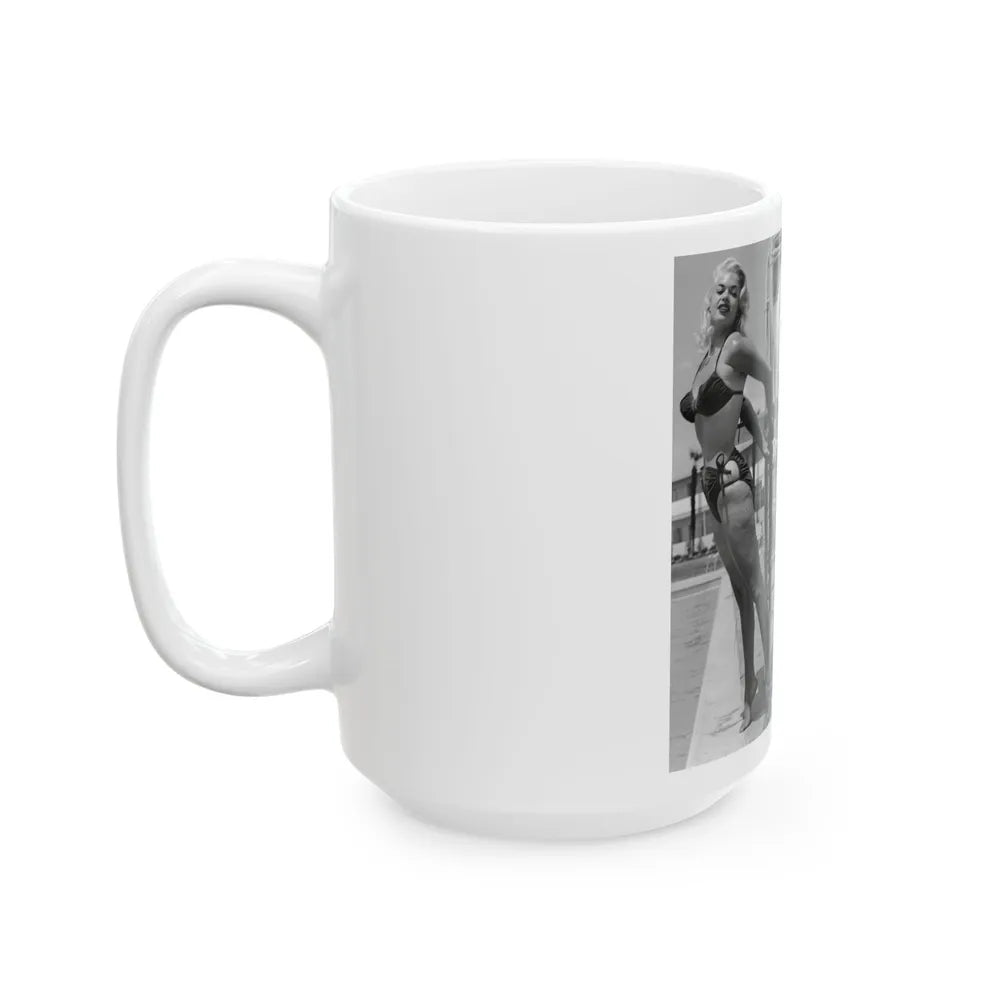 Jayne Mansfield #248 (Vintage Female Icon) White Coffee Mug-Go Mug Yourself